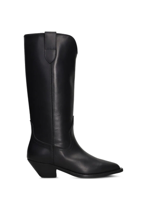 Via Roma 15 Western-style leather cowboy boots - Black