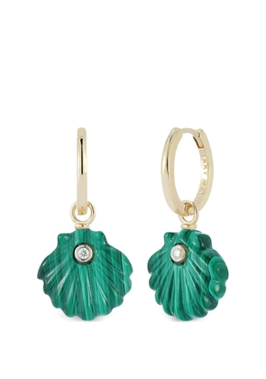 Mateo Venus diamond drop earrings - Gold