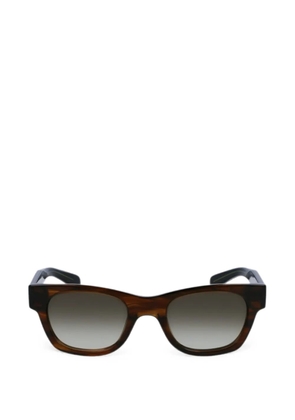 Paul Smith tortoiseshell-effect rectangle-frame sunglasses - Brown