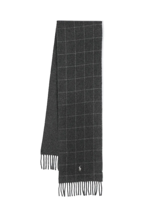 Polo Ralph Lauren Polo Pony-motif fringed scarf - Grey