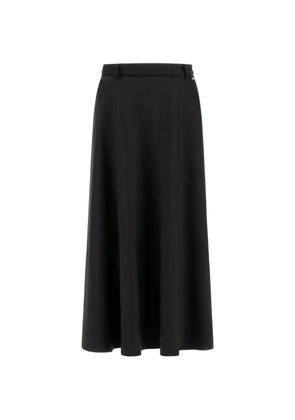 Herno button-detail flared midi skirt - Black