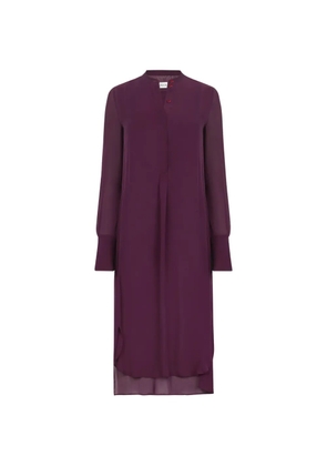 Nina Ricci button-fastening midi shirt dress - Purple