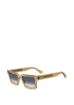 Moschino rectangle-frame sunglasses - Neutrals