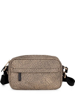 Borbonese OP-print shoulder bag - Neutrals