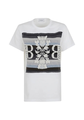 Barrie B-logo patch T-shirt - White