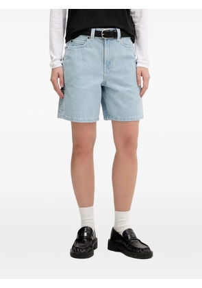 DICKIES 993 logo-patch denim shorts - Blue