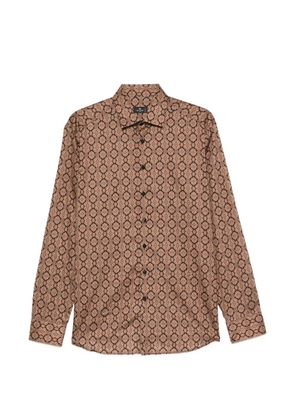 ETRO geometric-print shirt - Brown