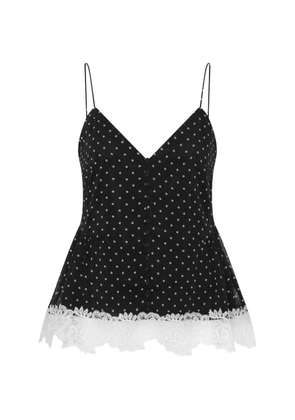 ROTATE BIRGER CHRISTENSEN laceband camisole black