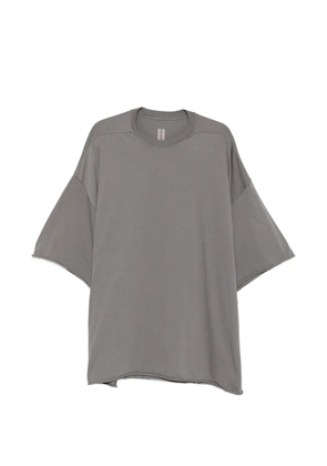 Rick Owens Tommy raw-cut oversized cotton T-shirt - Grey