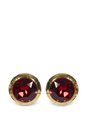 Alessandra Rich crystal-embellished clip-on earrings - Gold