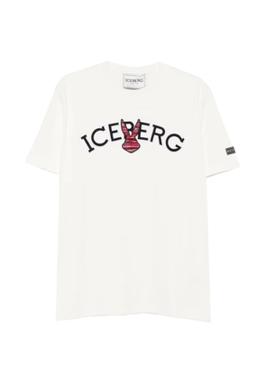 Iceberg logo-embroidered T-shirt - White