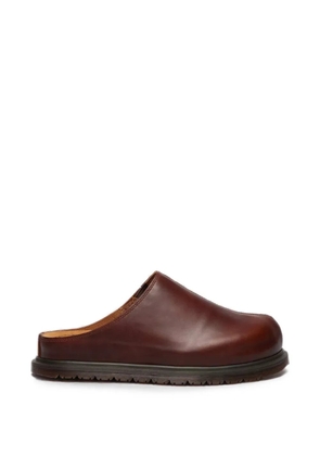 Dr. Martens San leather mules - Brown