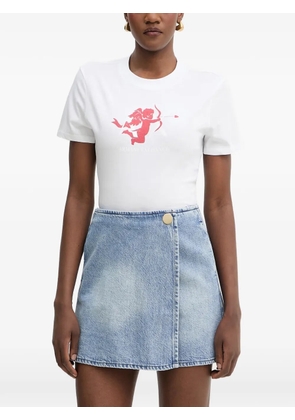Armani Exchange logo-print cotton T-shirt - White