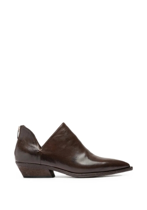 Officine Creative Noelie DD 106 leather ankle boots - Brown