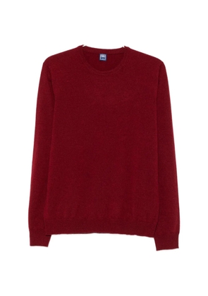 Fedeli crew-neck sweater - Red
