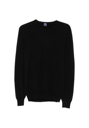Fedeli crew-neck long-sleeve sweater - Black