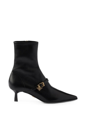 Prada stretch nappa leather booties - Black