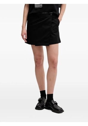 DICKIES Union wrap-style logo-patch skirt - Black