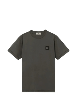 Stone Island Compass-patch jersey T-shirt - Grey