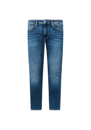 Pepe Jeans Stanley mid-rise whiskered jeans - Blue