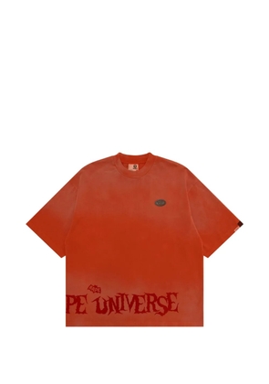 AAPE BY *A BATHING APE® logo-print cotton T-shirt - Orange