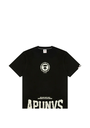 AAPE BY *A BATHING APE® logo-print T-shirt - Black