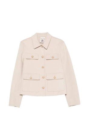 Semicouture button-up wool jacket - Neutrals