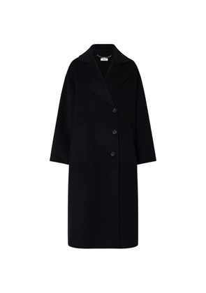 LIU JO long oversized wool coat - Black
