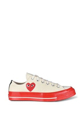 Comme Des Garçons x Converse Chuck Taylor heart-print sneakers - Neutrals