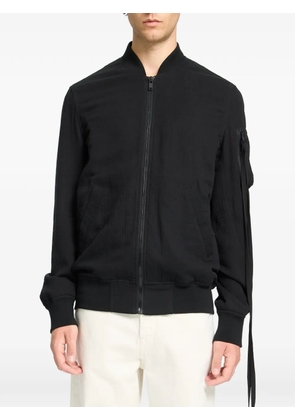 Ann Demeulemeester Double Gauze bomber jacket - Black