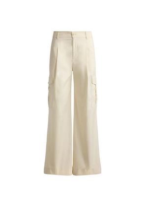 Lauren Ralph Lauren pleated wide-leg cargo pants - Neutrals