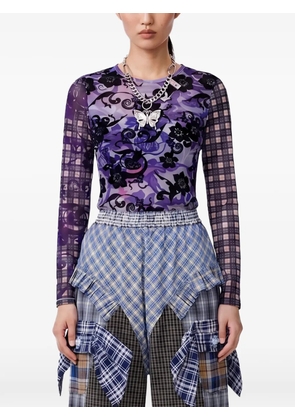 Chopova Lowena graphic-print T-shirt - Purple