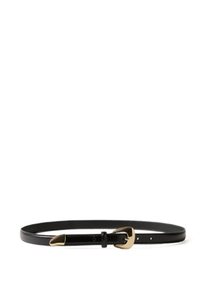 Claudie Pierlot leather buckle-fastening belt - Black