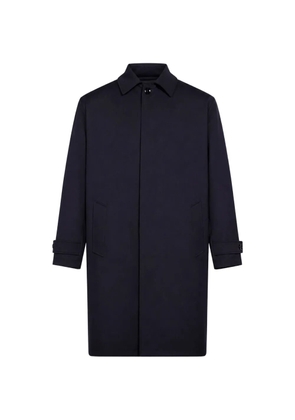 Kiton button-fastening single-breasted coat - Blue