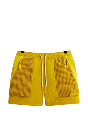 KITH x Columbia Wind mesh-panelled drawstring track shorts - Yellow