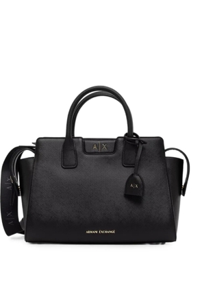 Armani Exchange logo-detail cross body bag - Black