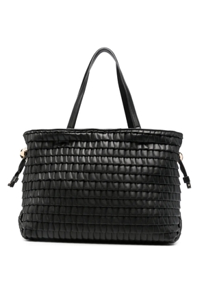 LIU JO large drawstring-detail tote bag - Black