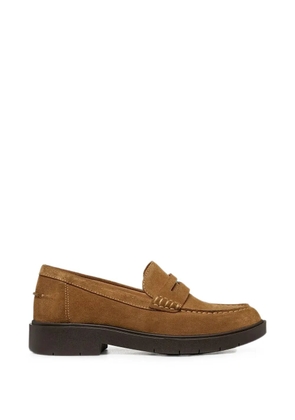 Geox Spherica Ec1 B suede loafers - Brown
