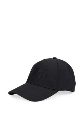 Armani Exchange crystal-embellished baseball cap - Black