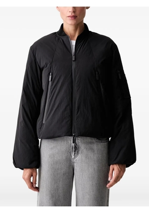 Armani Exchange zip-up bomber jacket - Black