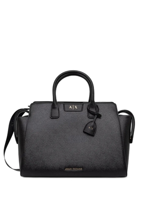 Armani Exchange logo-detail tote bag - Black