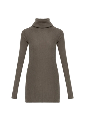 Rick Owens Tube ribbed-knit turtleneck top - Grey
