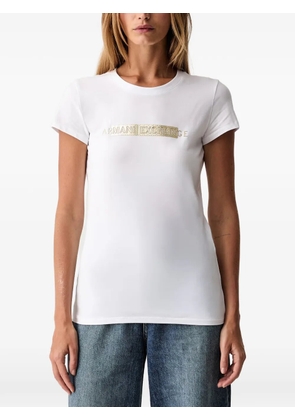 Armani Exchange logo-detail T-shirt - White