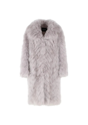 Simonetta Ravizza Yori single-breasted coat - Grey