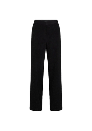 Karl Lagerfeld rhinestone tailored pants - Black