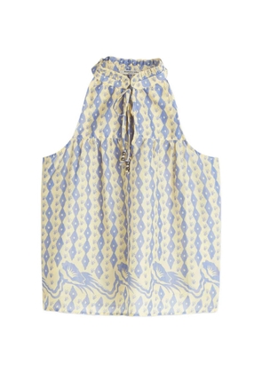 Scotch & Soda sleeveless cotton blouse - Yellow