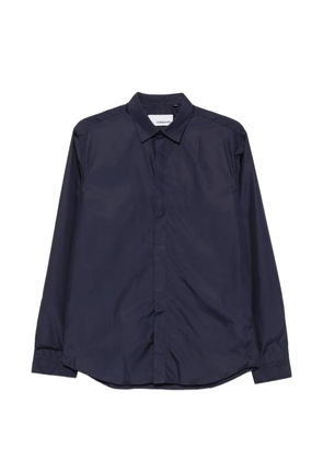 Costumein concealed-front shirt - Blue