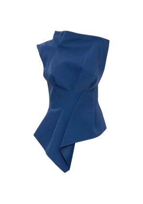 Acler Burbank asymmetric-neck top - Blue