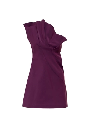 Acler Lugano one-shoulder mini dress - Purple