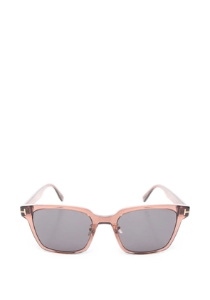 Tom Ford Vintage 2020s T-logo square sunglasses - Brown
